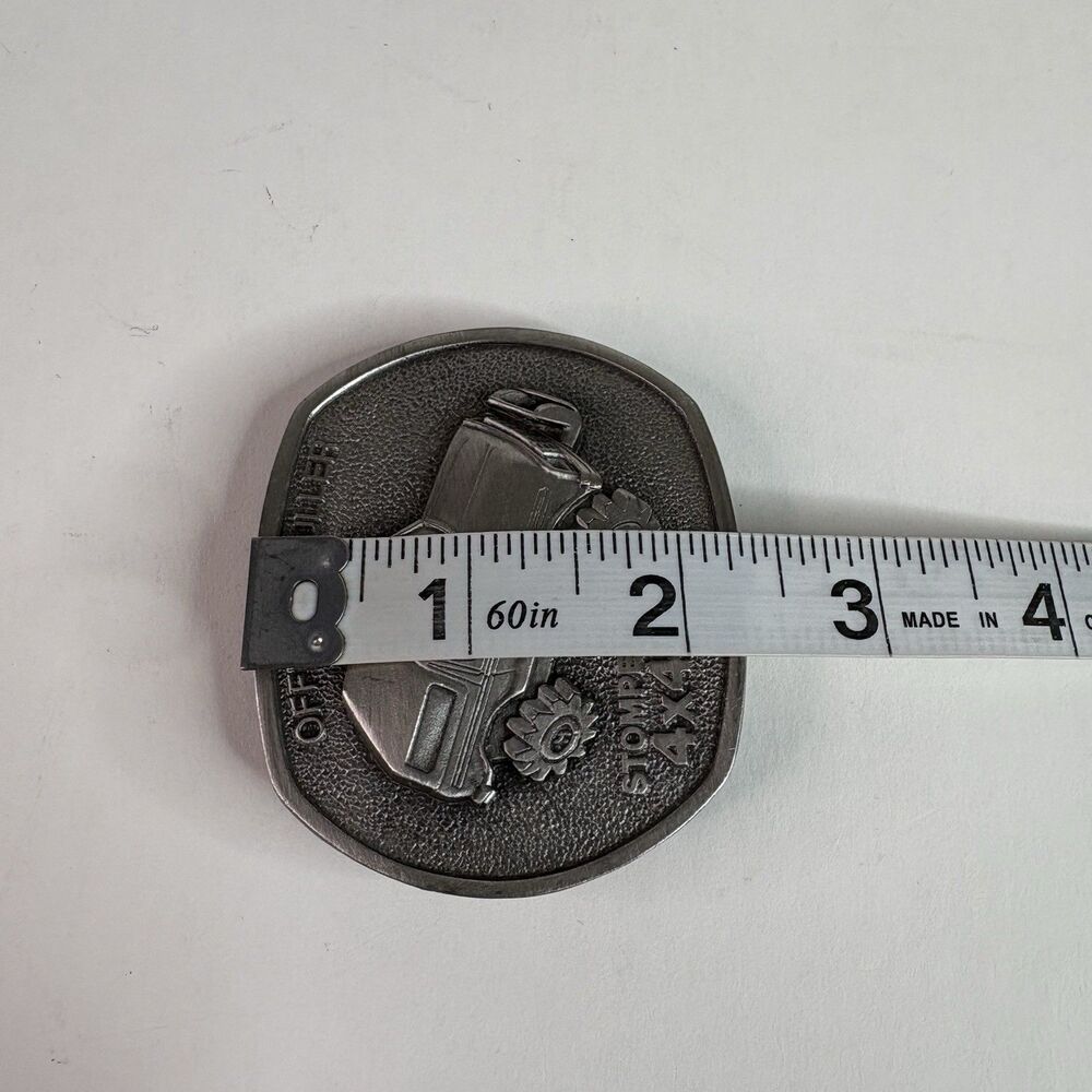 Vintage Stomper 4X4 Belt Buckle, Official Puller, Limited Edition 571 Rare, 1984 - Picture 6 of 6